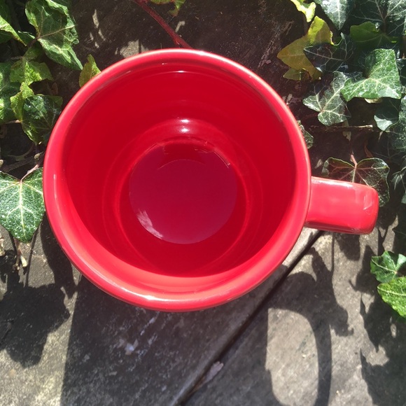 Jumbo Red Coffee Mug/ Soup Bowl - Picture 3 of 4